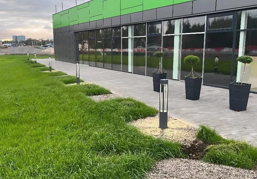 Ландшафтно-парковое освещение Отдела продаж Компании ССК в г.Новосаратовск